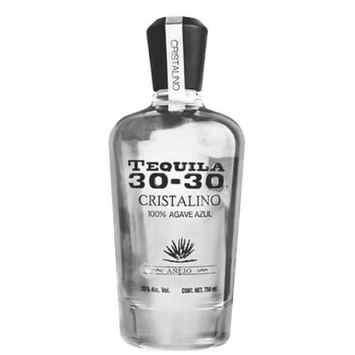 Tequila 30-30 Cristalino Añejo 750ml