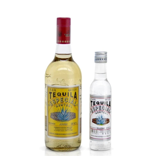 Tequila Especial Newton Joven 1L + Blanco 250ml