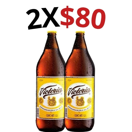 2 Cerveza Victoria Mega 1.2L