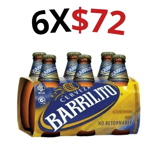 6 Cerveza Barrilito 325ml