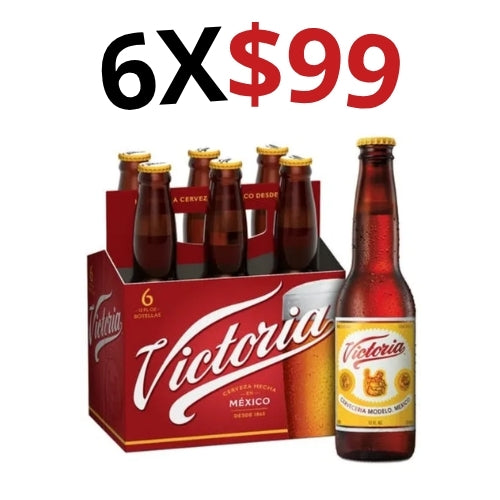 6 Cerveza Victoria Media 355ml