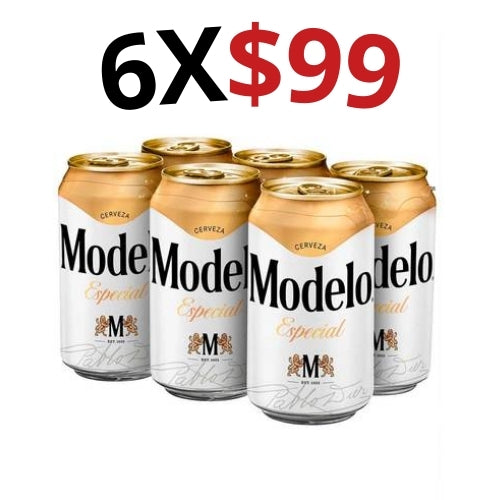 6 Cerveza Modelo Lata 330ml