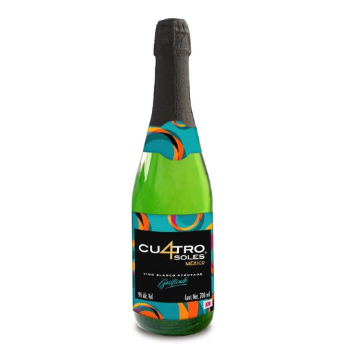 Vino Blanco Espumoso 4 Soles Afrutado 750ml